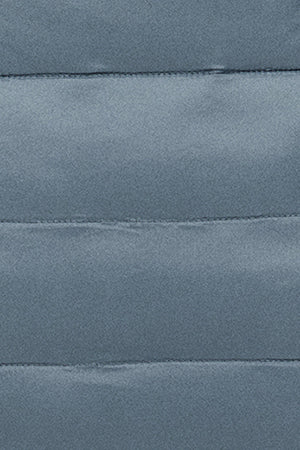 Chaqueta ultralight azul denim Cintia de capucha extraíble y bordado PC - Image 7