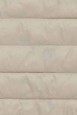 Chaqueta ultralight beige oscuro Cintia de capucha extraíble y bordado PC - Image 7