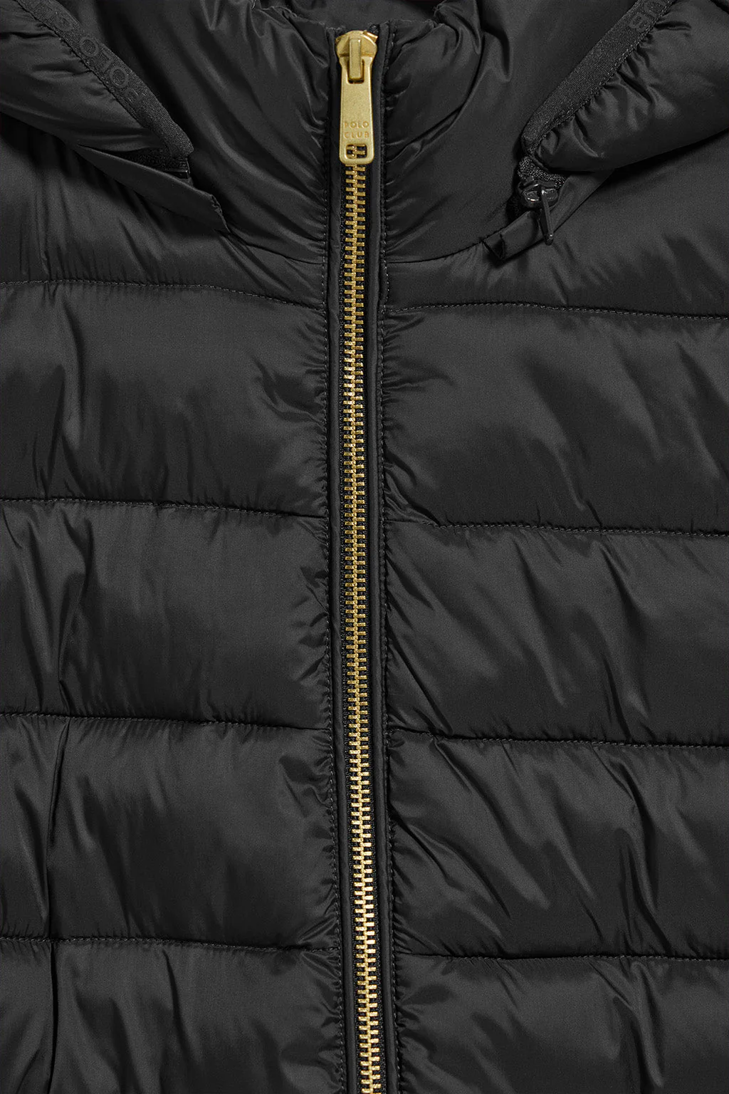 Chaqueta ultralight negra Cintia de capucha extraíble y bordado PC - Image 8