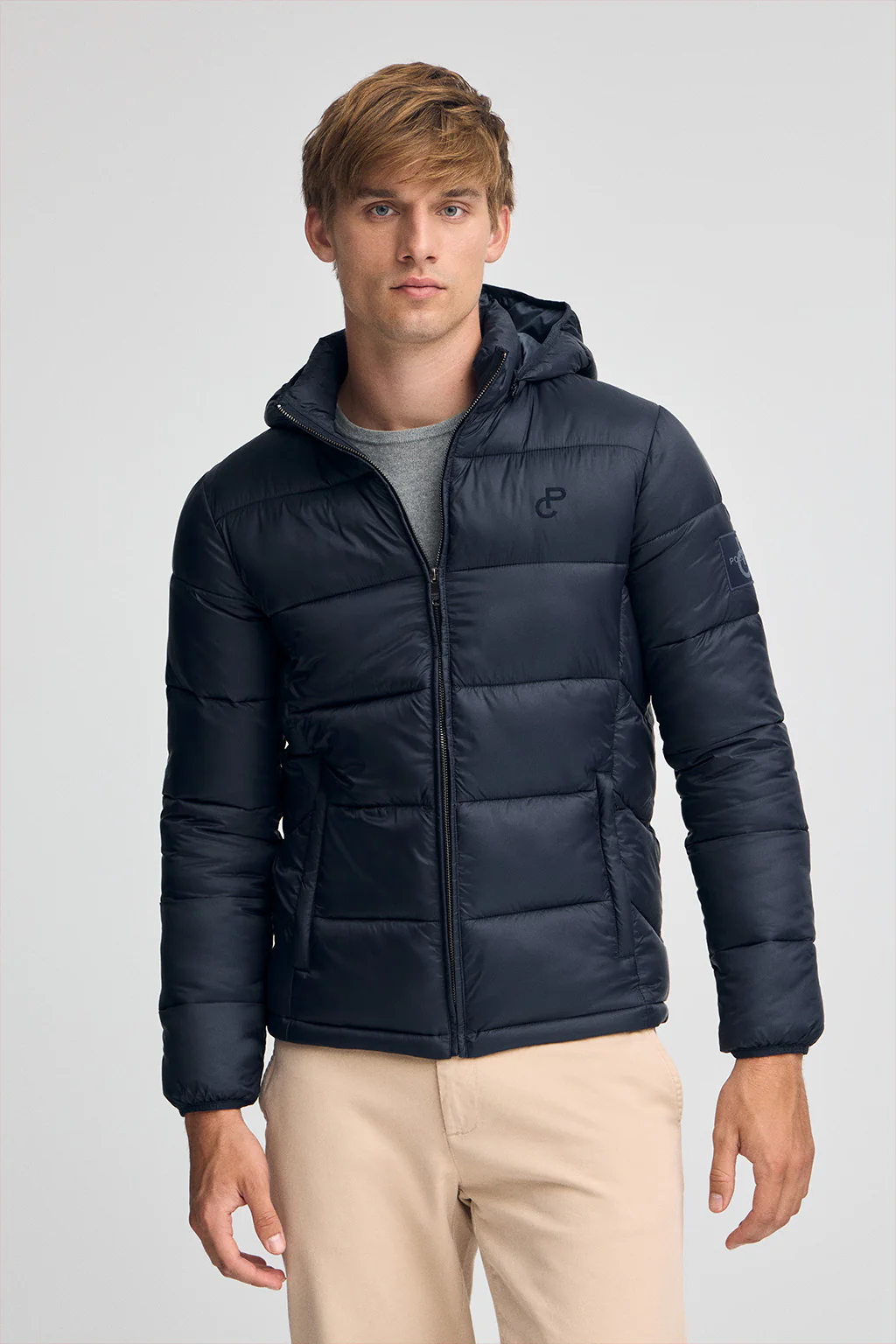 Chaqueta Ciro azul marino con logo Polo Club - Image 2