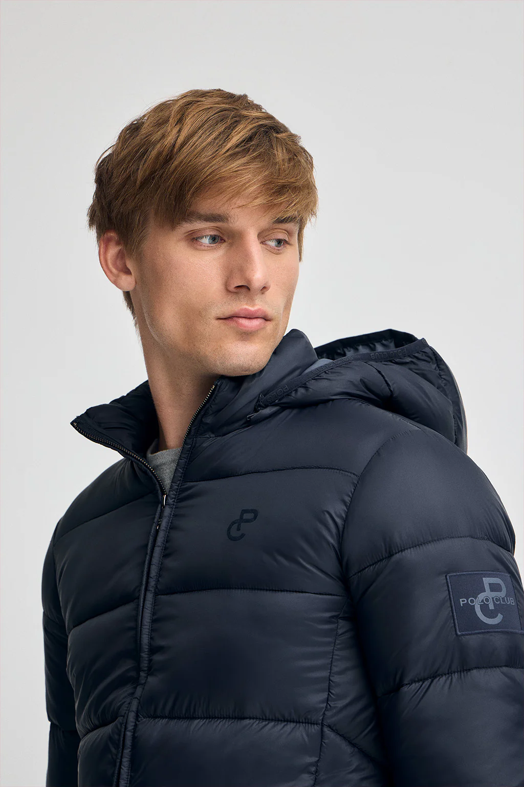 Chaqueta Ciro azul marino con logo Polo Club - Image 3