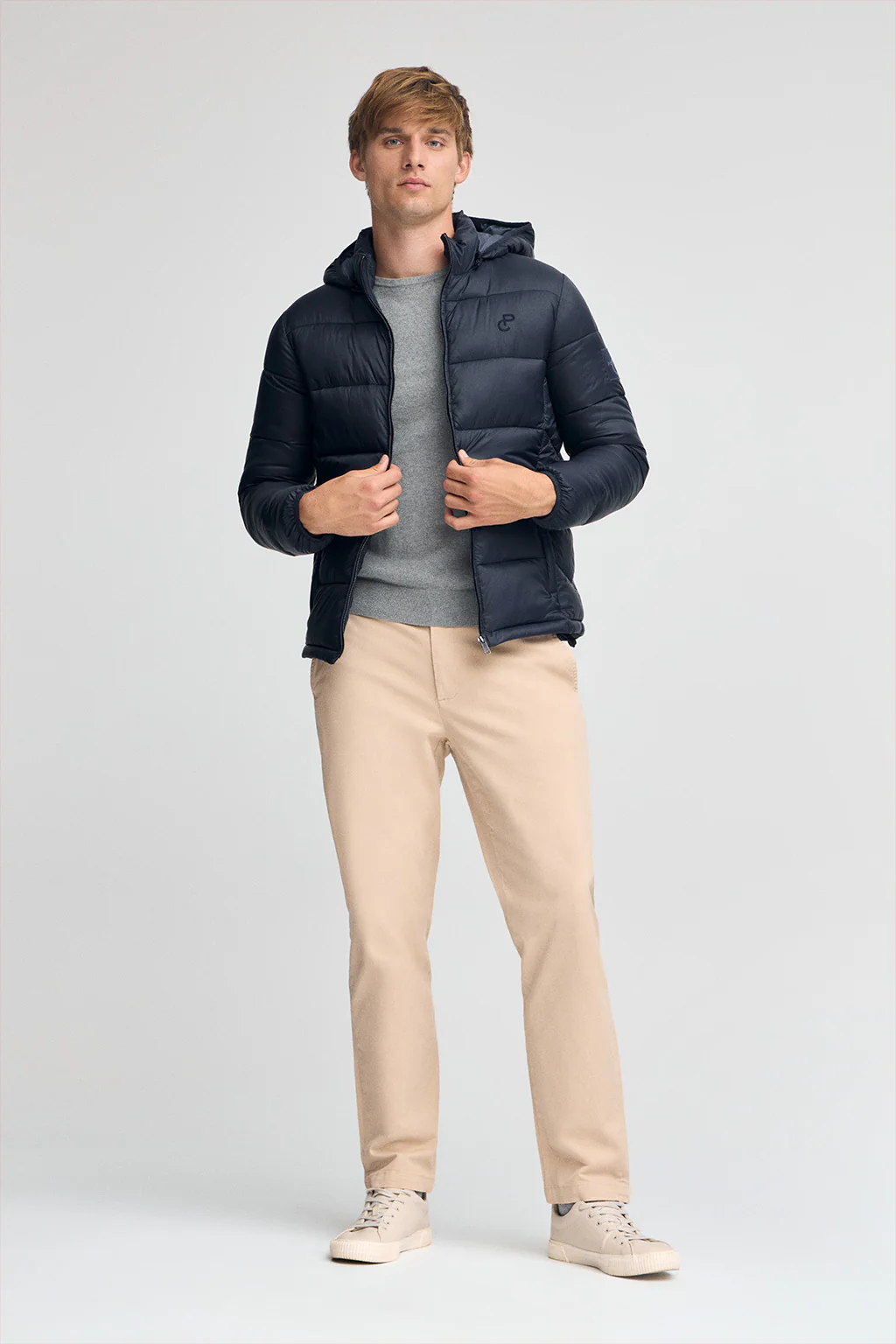 Chaqueta Ciro azul marino con logo Polo Club - Image 4