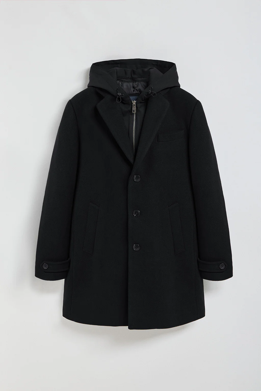 Abrigo Claude negro con detalles Polo Club - Image 7