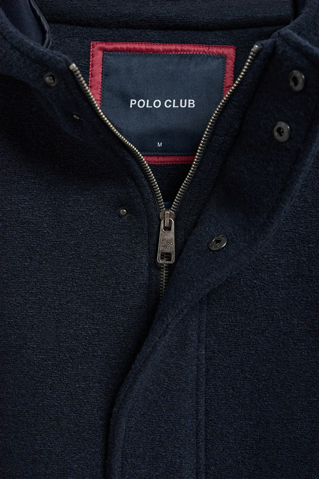 Parka con capucha azul marino Clay con detalles Polo Club - Image 13
