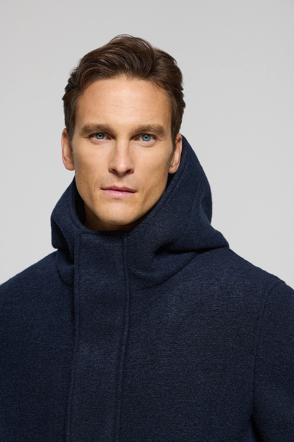 Parka con capucha azul marino Clay con detalles Polo Club - Image 3