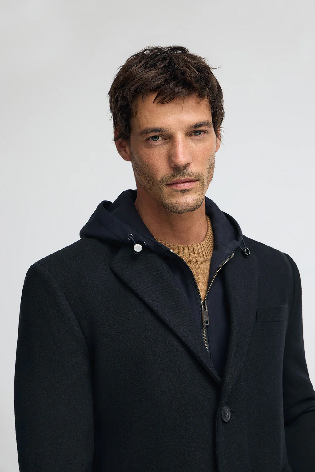Abrigo Clement azul marino con logo Polo Club - Image 3