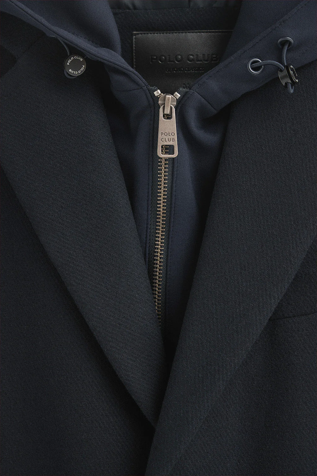 Abrigo Clement azul marino con logo Polo Club - Image 7