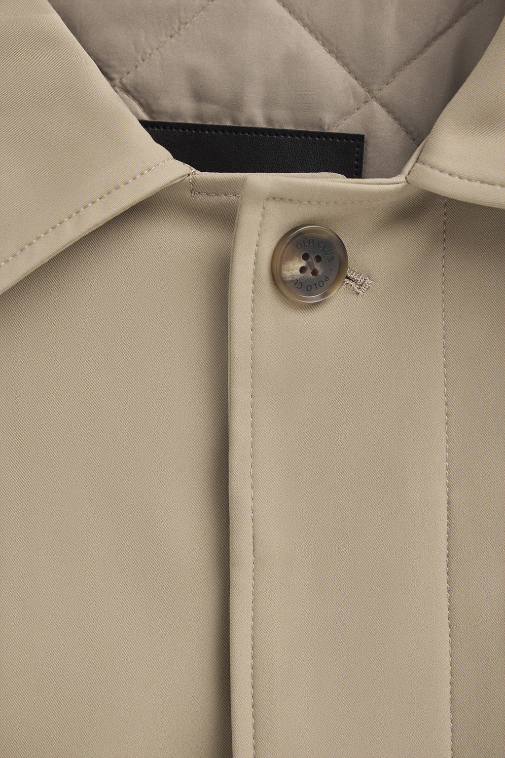 Abrigo Clemson color piedra con logo Polo Club - Image 9