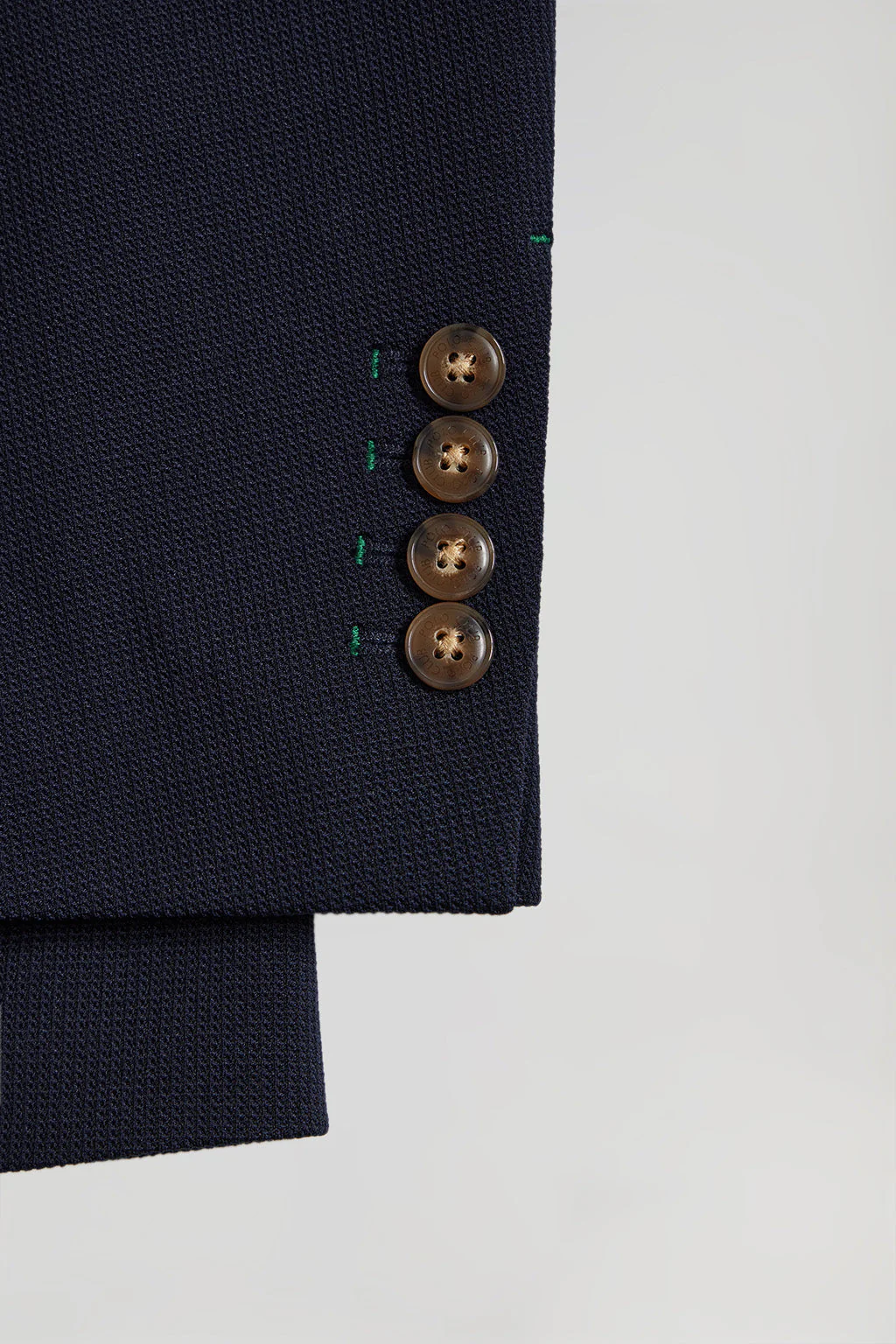 Blazer azul marino abotonada con detalles Polo Club - Image 10