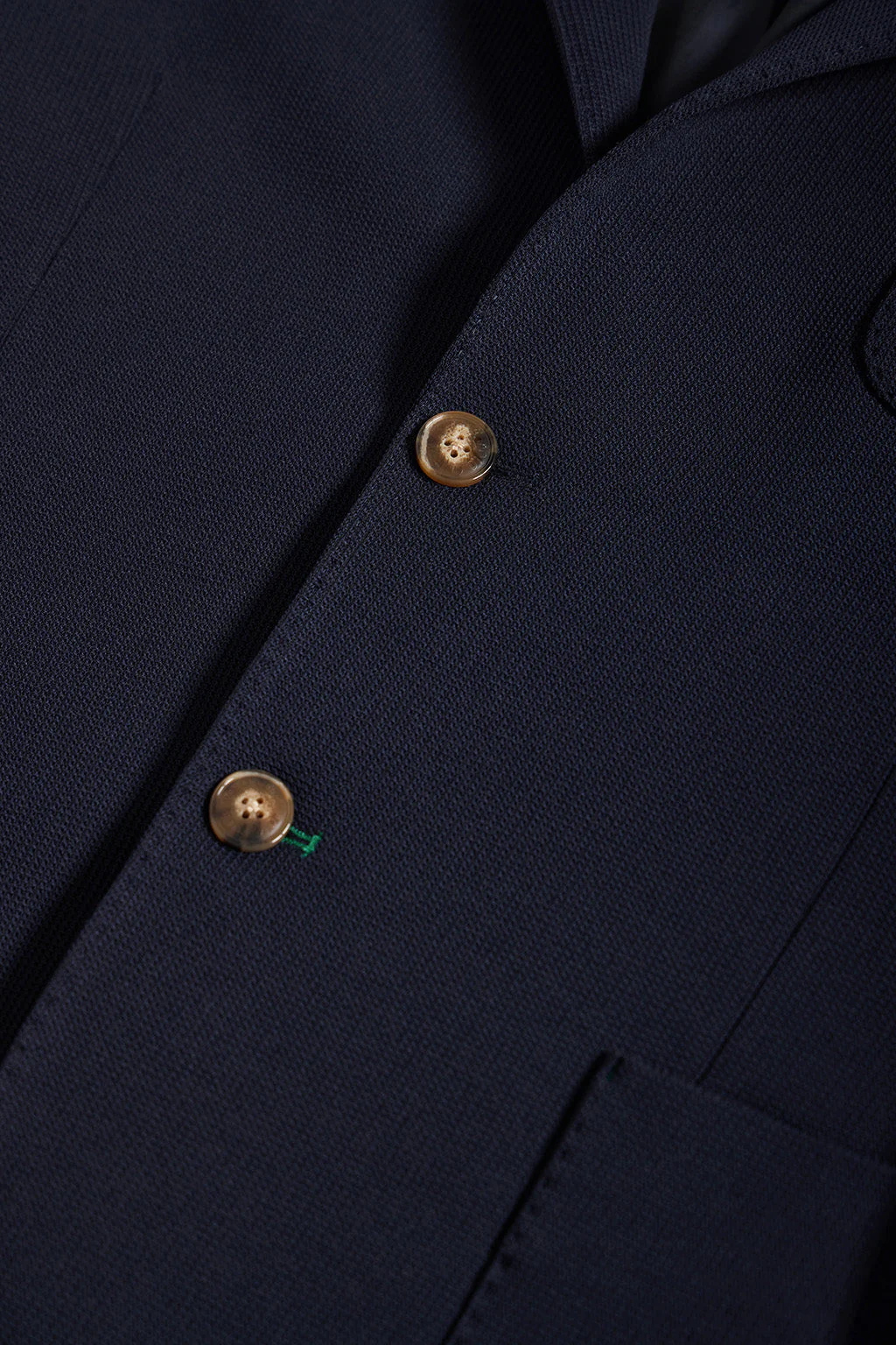 Blazer azul marino abotonada con detalles Polo Club - Image 11