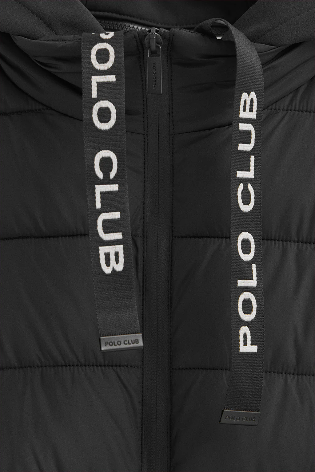 Chaqueta Comet negra con logo Polo Club - Image 8