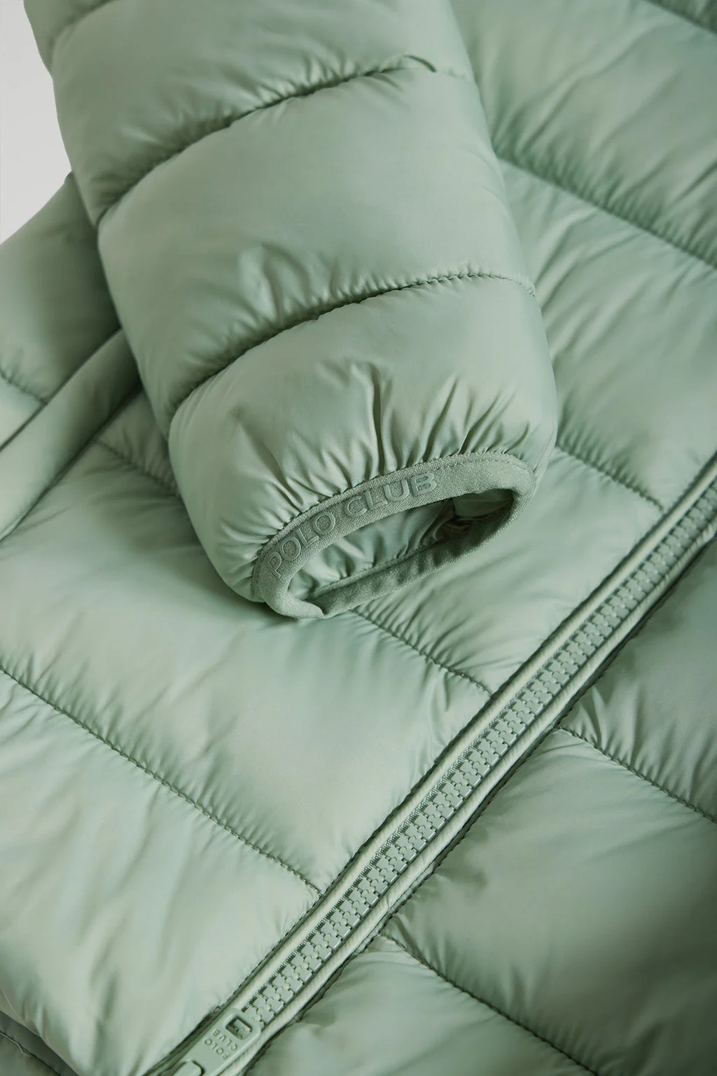 Chaqueta Coop ultralight de niño verde jade con detalles Polo Club - Image 5