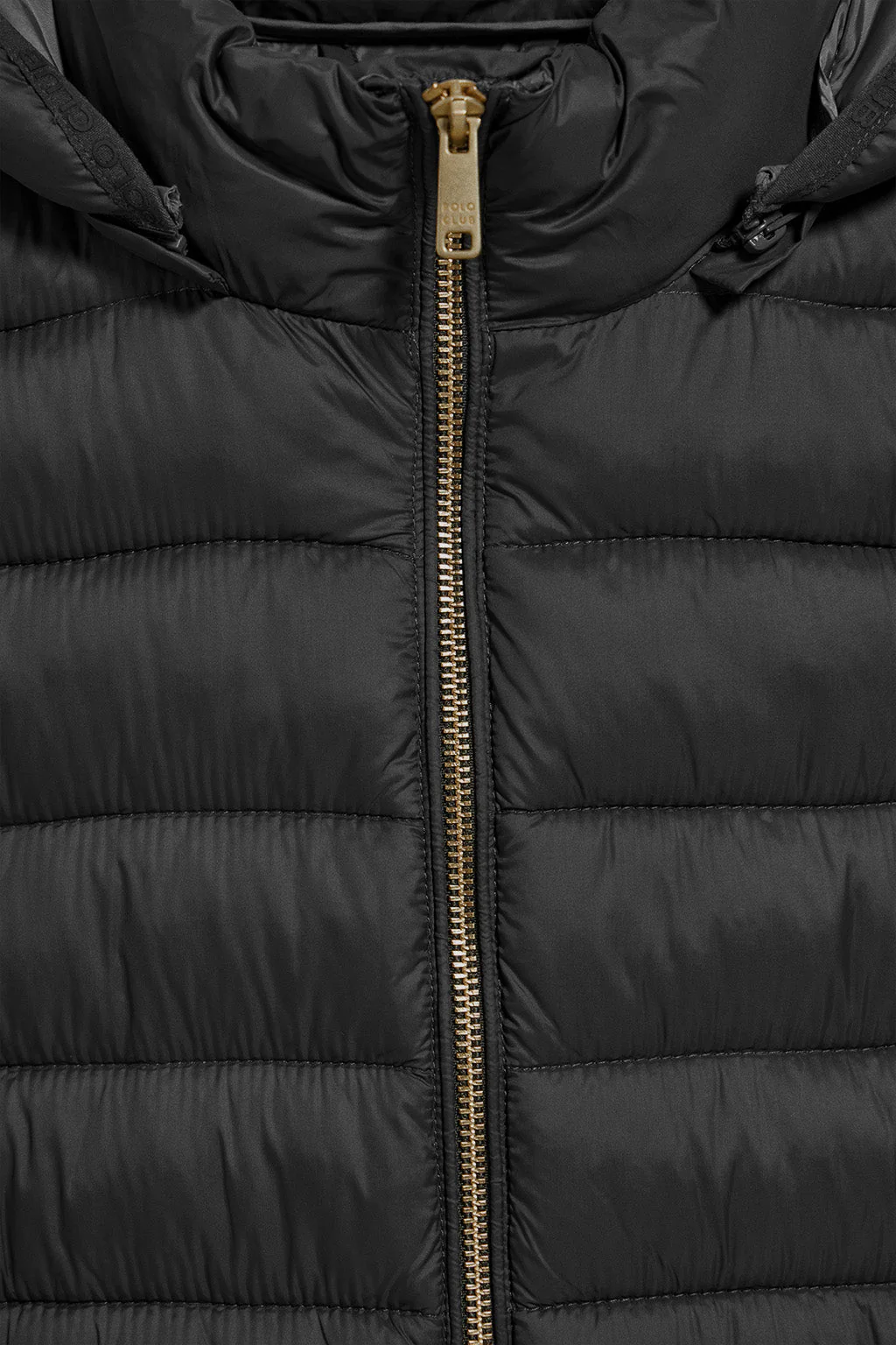 Chaqueta ultralight negra Corey de capucha extraíble y bordado PC - Image 6