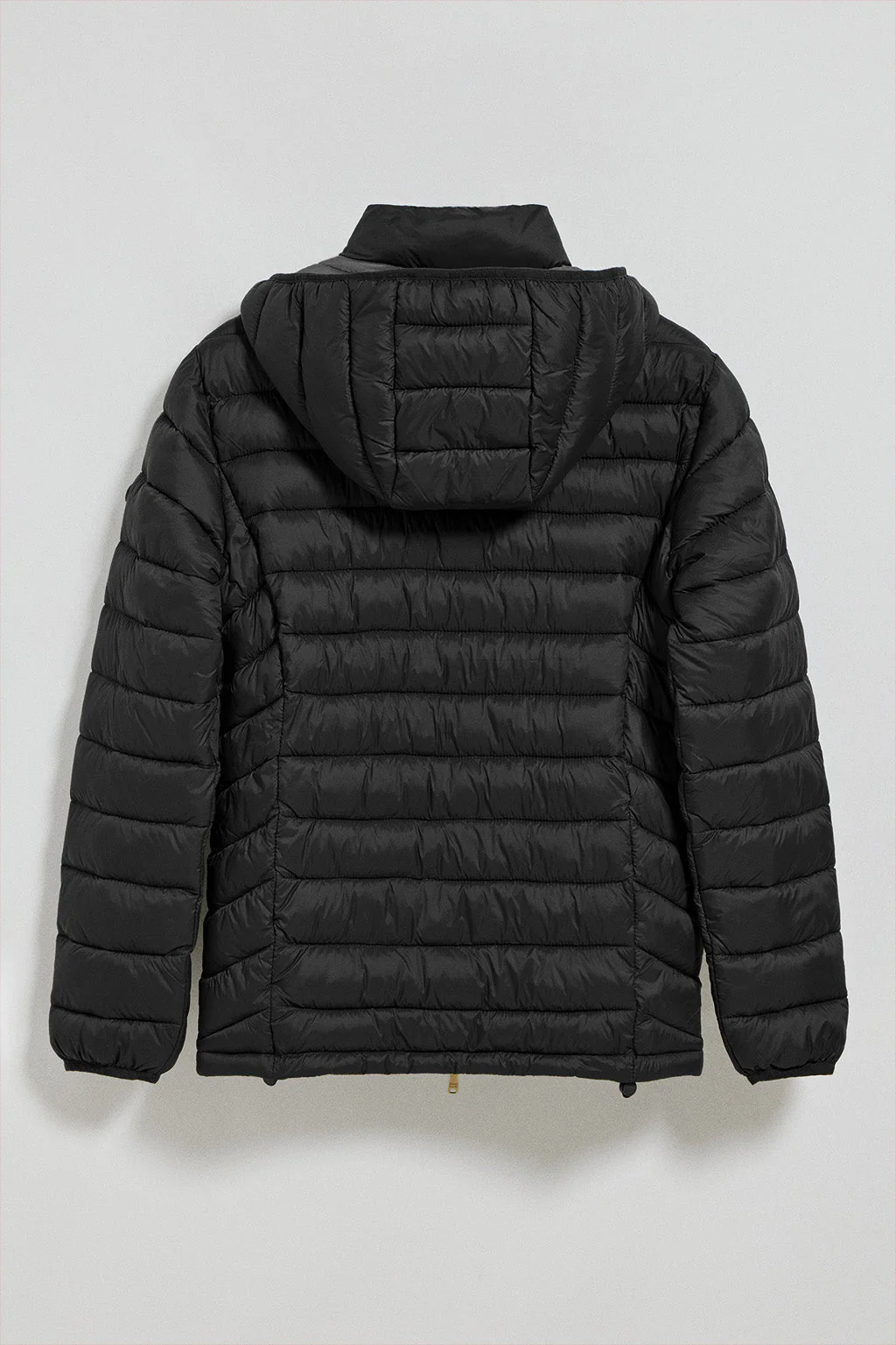 Chaqueta ultralight negra Corey de capucha extraíble y bordado PC - Image 8