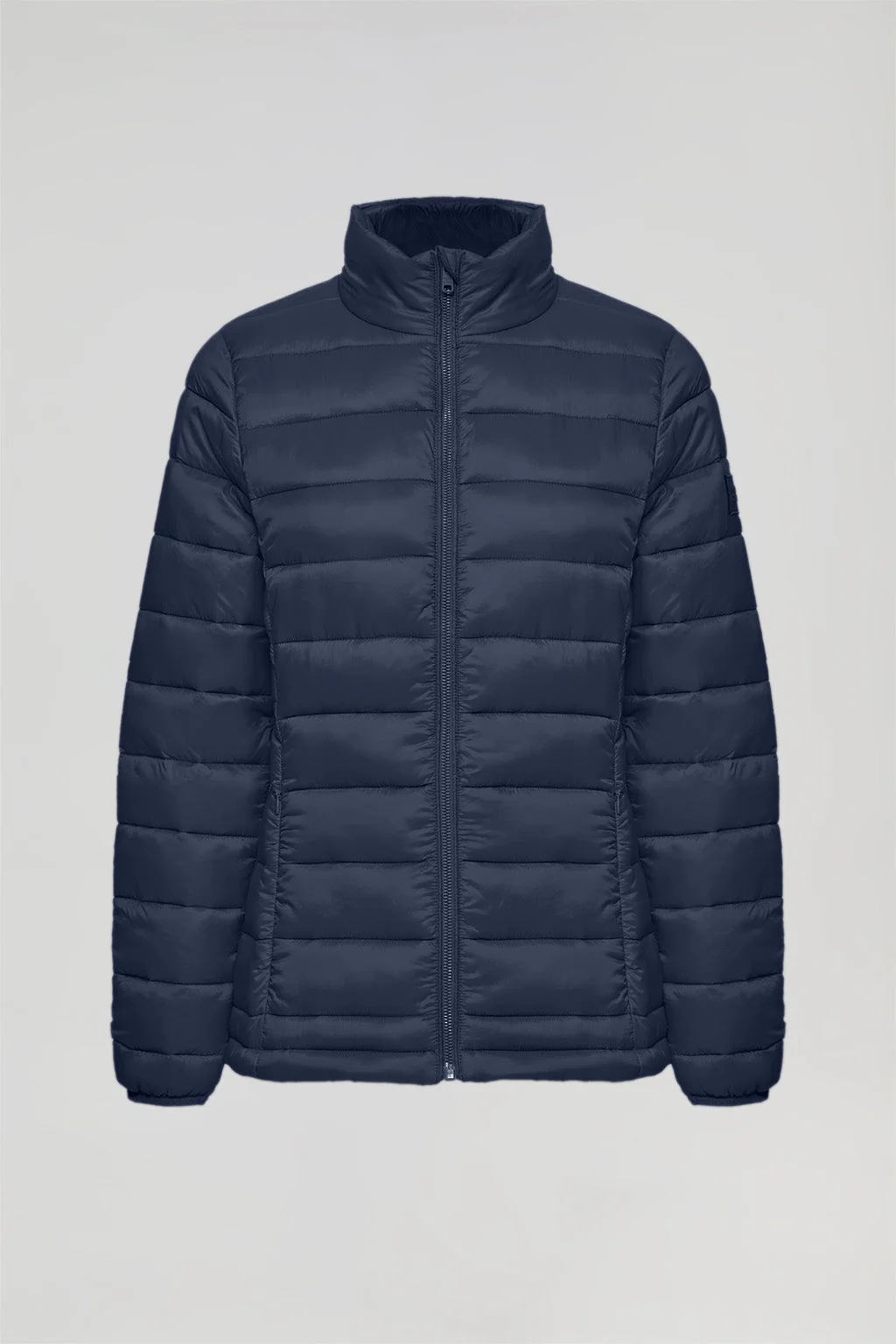 Chaqueta Costa ultraligera azul marino con logotipo - Image 12
