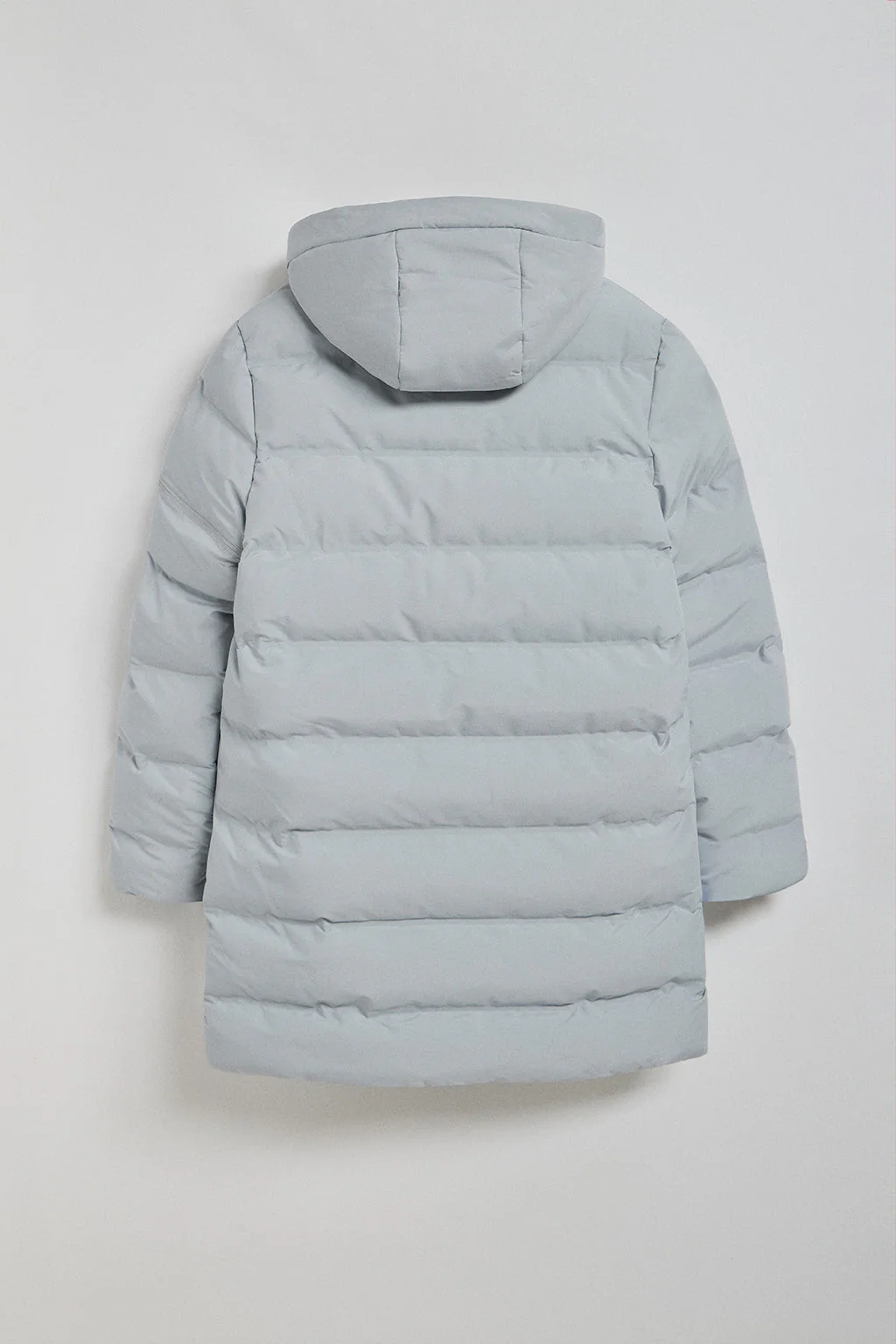 Abrigo gris Courchevel de capucha desmontable y detalles Polo Club - Image 10