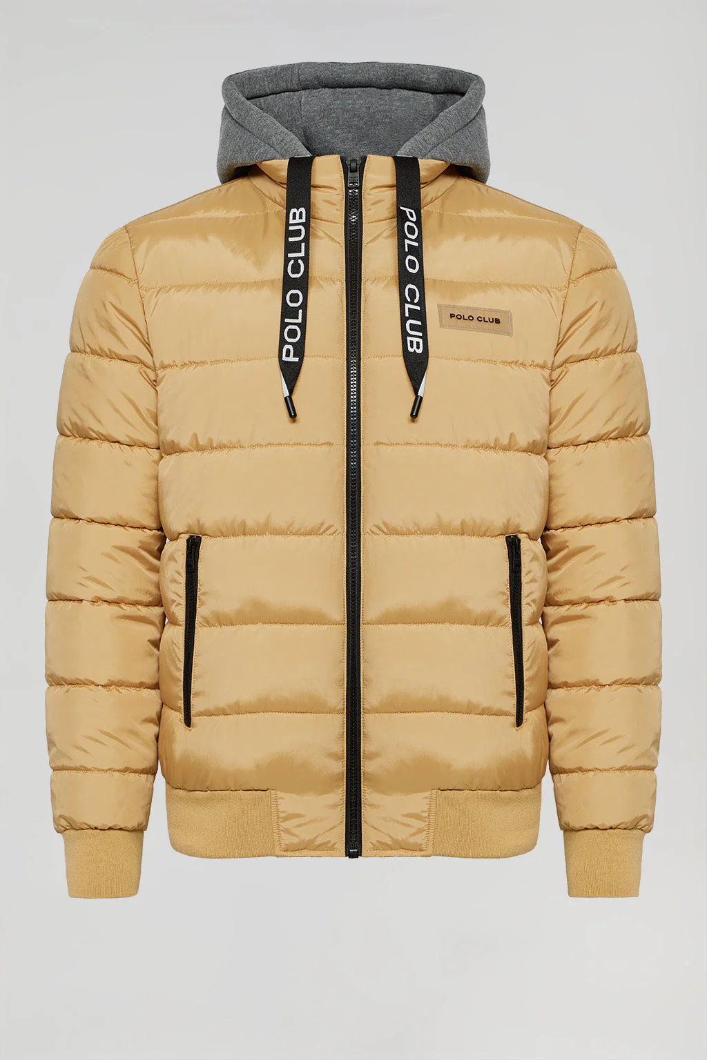 Chaqueta Dolomite acolchada color camel con parche Polo Club - Image 10