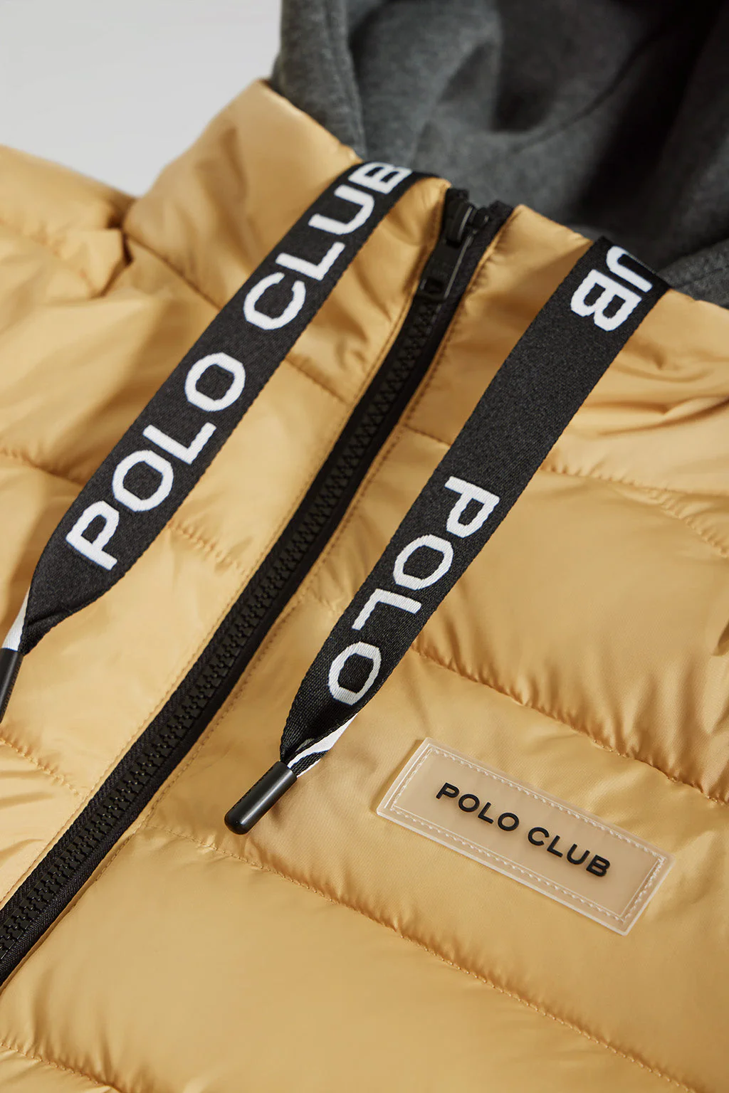 Chaqueta Dolomite acolchada color camel con parche Polo Club - Image 6