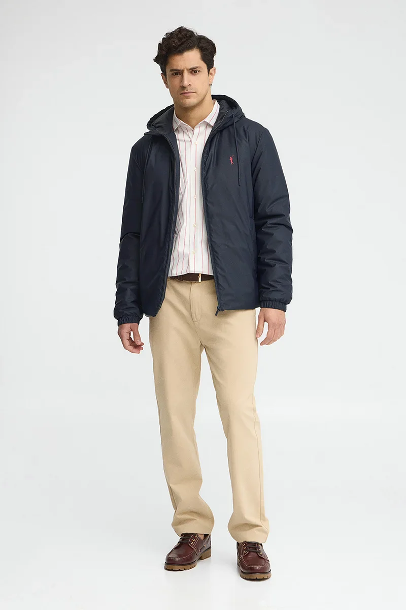 Chaqueta Dorsey azul marino con logo Rigby Go - Image 3