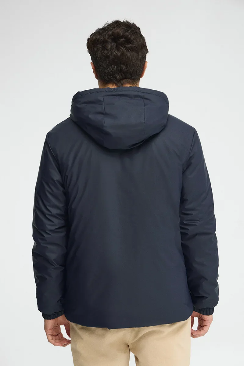 Chaqueta Dorsey azul marino con logo Rigby Go - Image 4