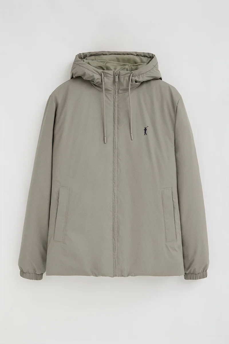 Chaqueta Dorsey color piedra con logo Rigby Go - Image 10