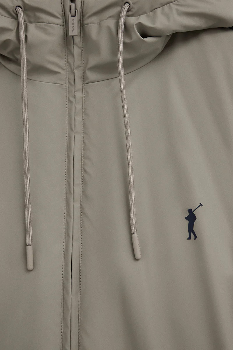 Chaqueta Dorsey color piedra con logo Rigby Go - Image 7