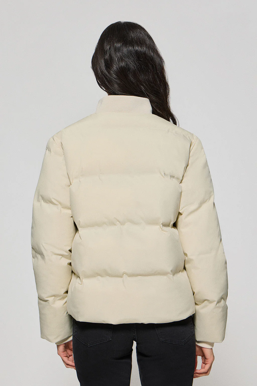 Bomber acolchada beige Dubái con detalle Polo Club - Image 6