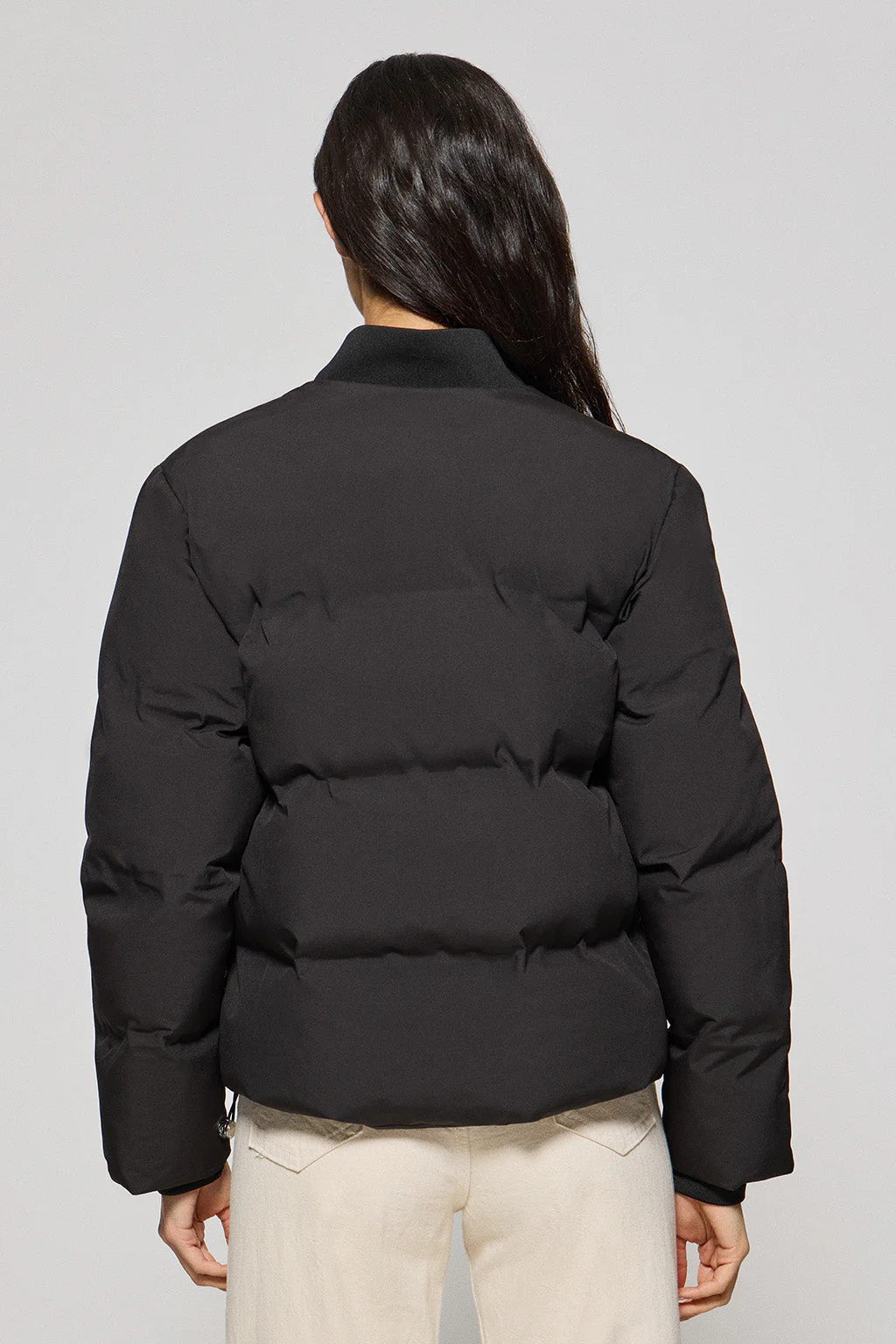 Bomber acolchada negra Dubái con detalle Polo Club - Image 6