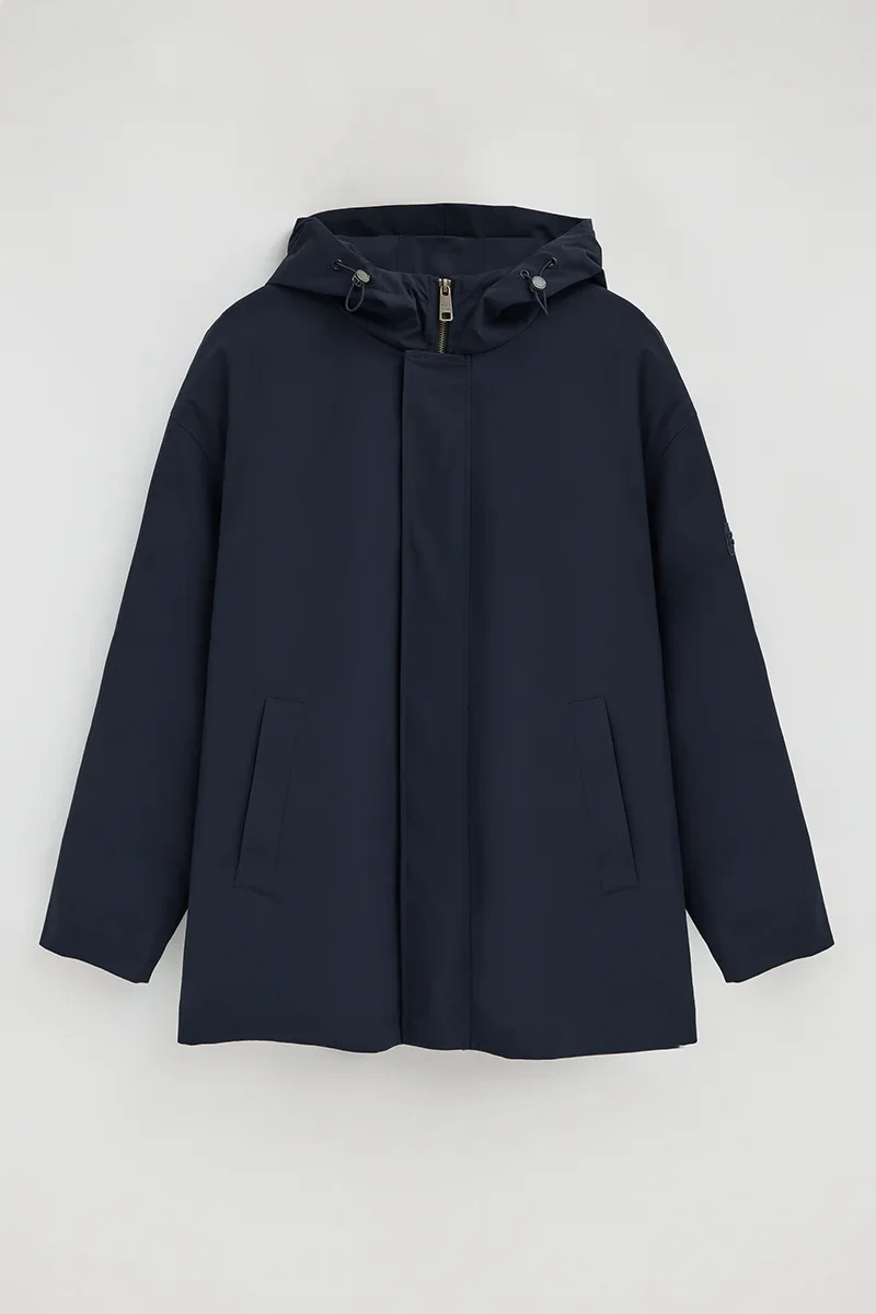 Chaqueta Ellington acolchada azul marino con logo engomado Polo Club - Image 6