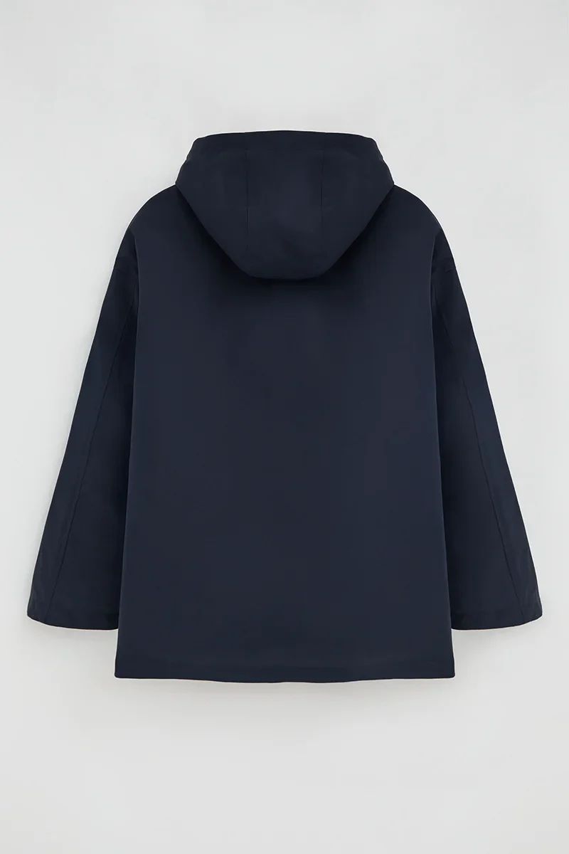 Chaqueta Ellington acolchada azul marino con logo engomado Polo Club - Image 8