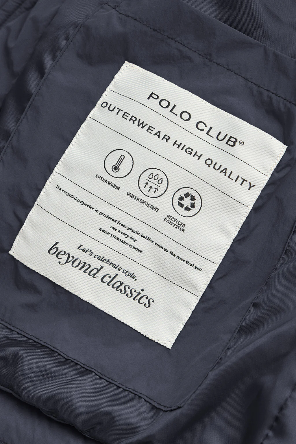 Chaqueta Gadea azul marino con logo Polo Club - Image 10