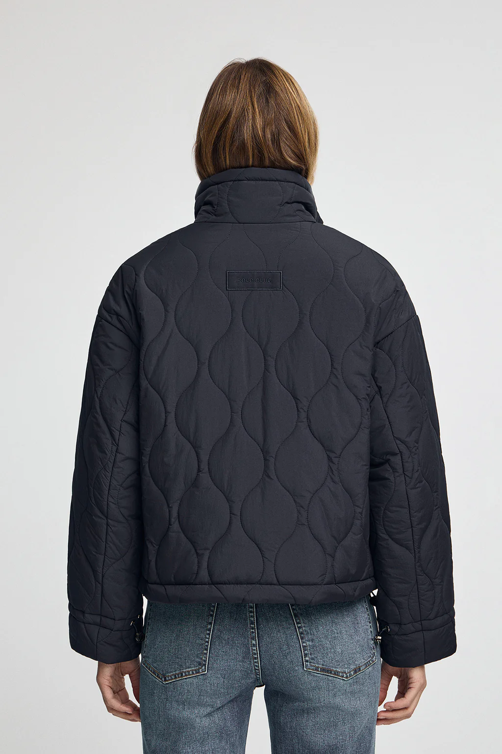 Chaqueta Gadea azul marino con logo Polo Club - Image 5