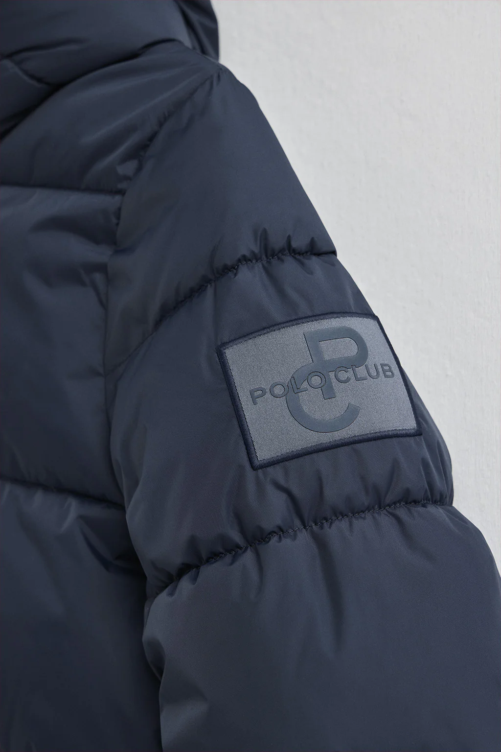 Chaqueta Gaia Reversible azul marino con logo Polo Club - Image 8