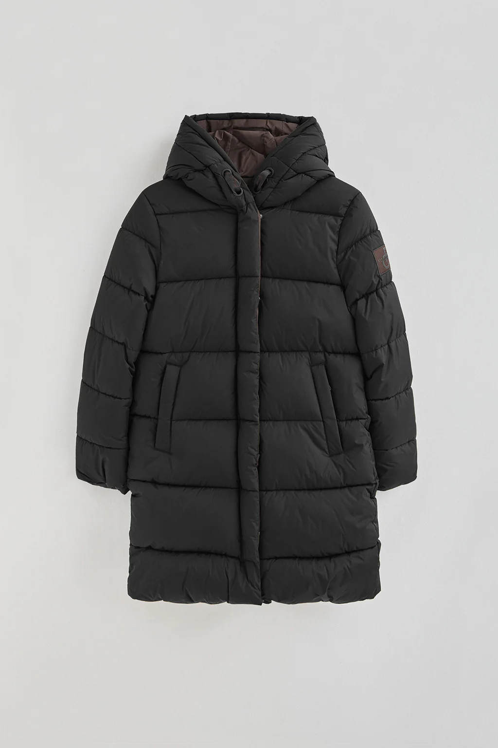 Chaqueta Gaia Reversible negra y marrón con logo Polo Club - Image 9