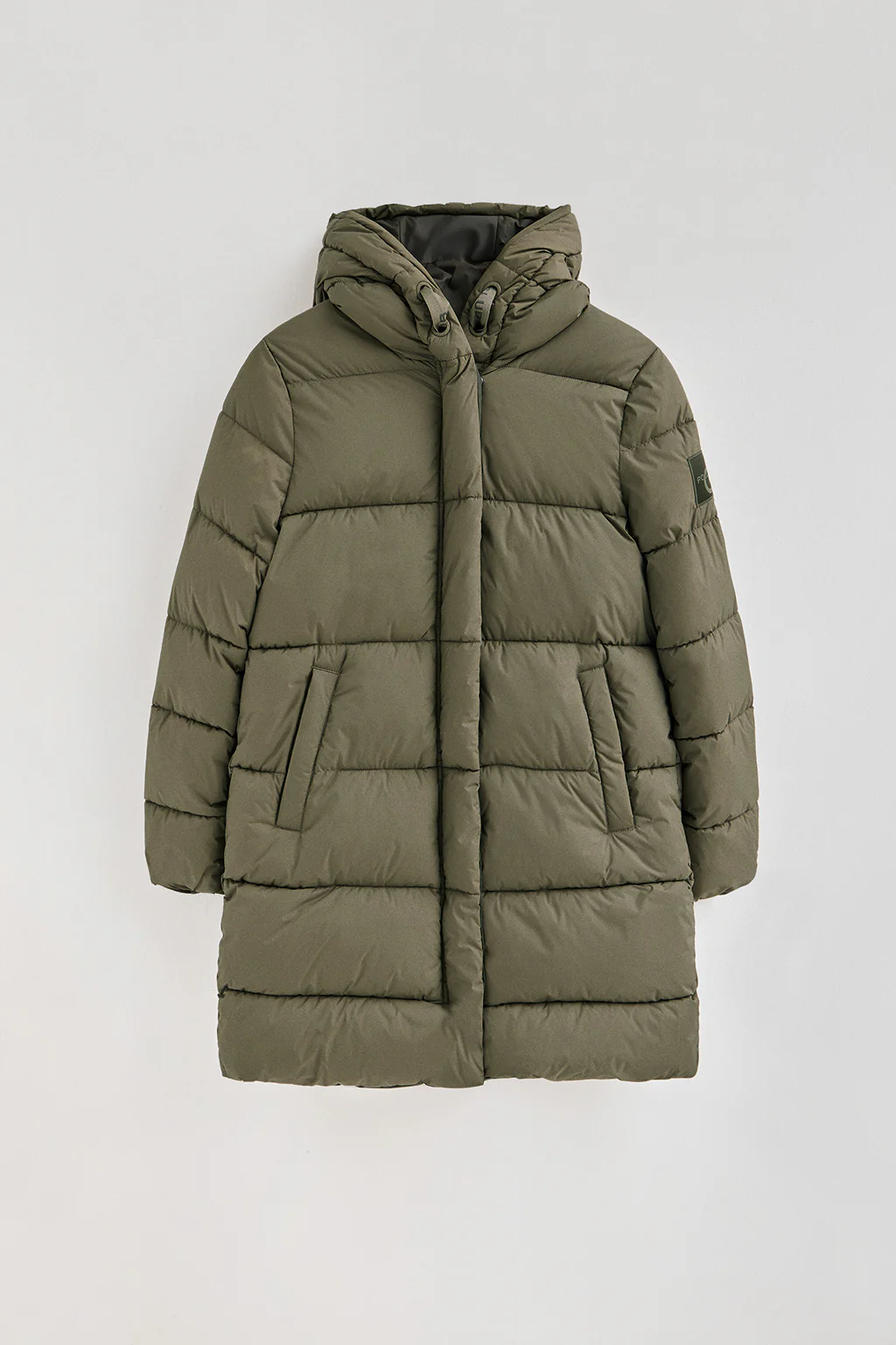 Chaqueta Gaia Reversible verde militar con logo Polo Club - Image 10
