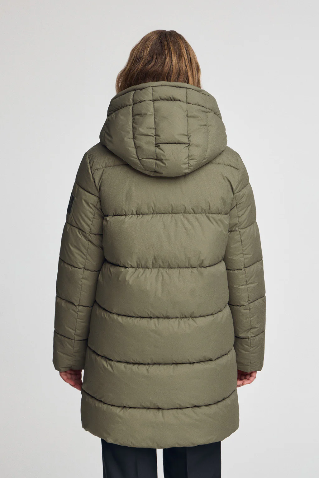 Chaqueta Gaia Reversible verde militar con logo Polo Club - Image 6