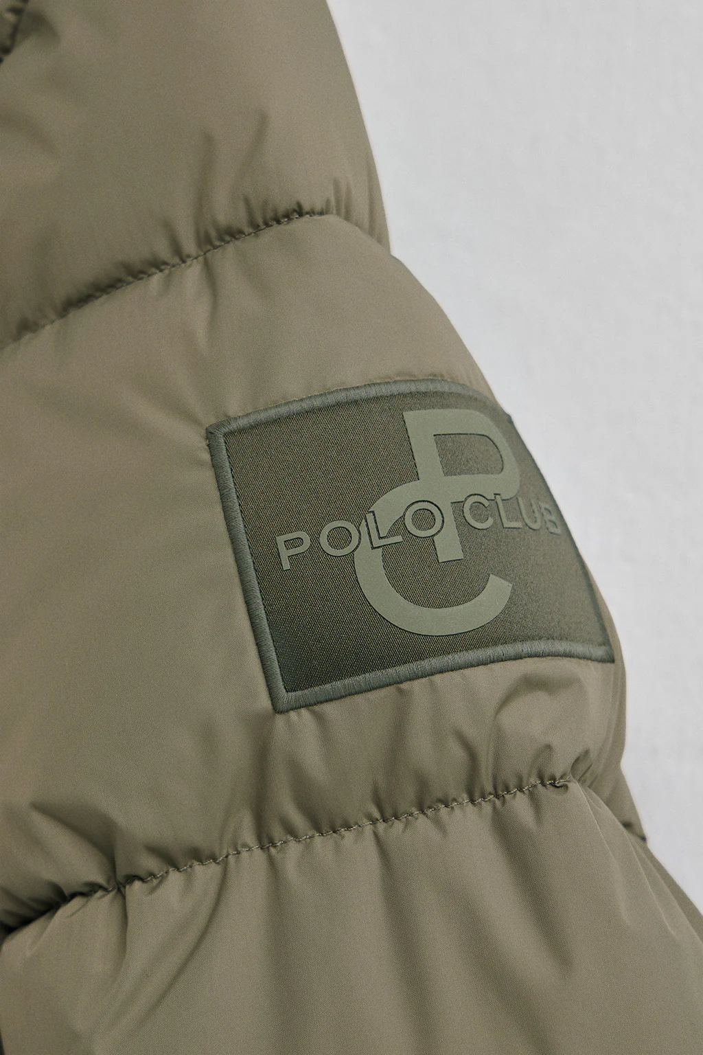 Chaqueta Gaia Reversible verde militar con logo Polo Club - Image 8