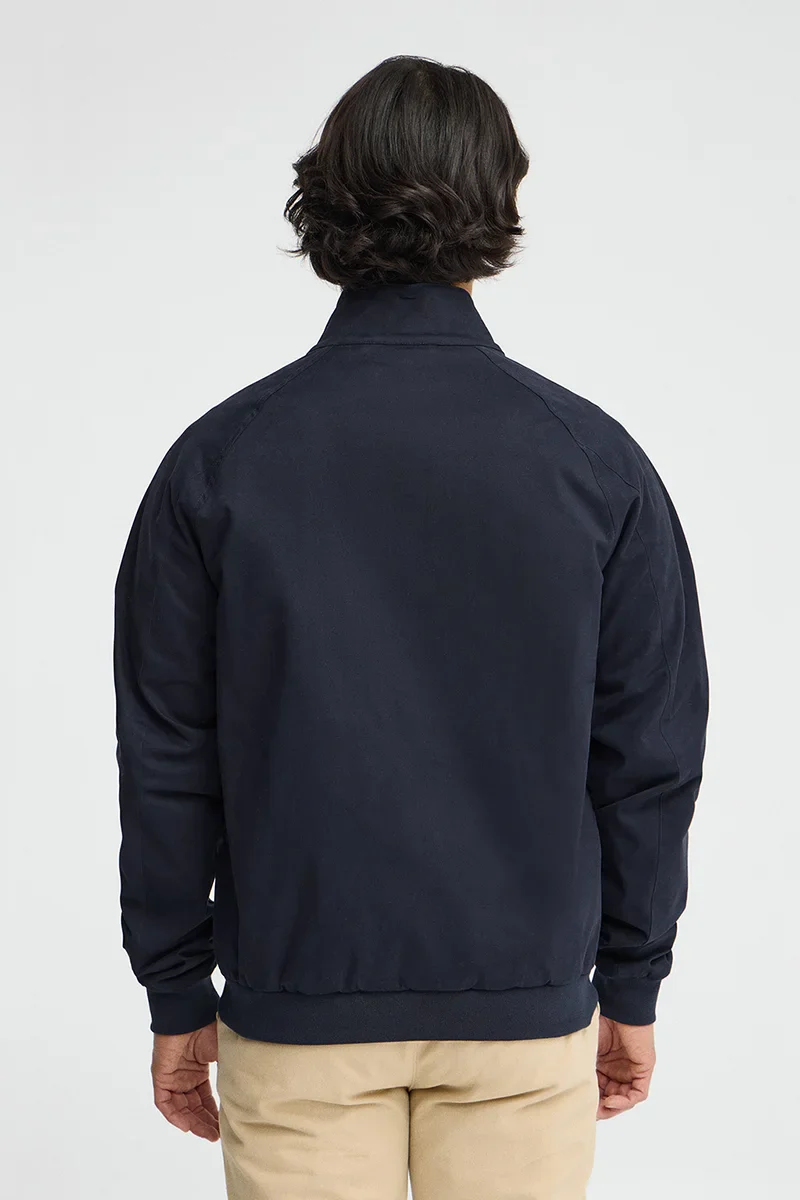 Chaqueta Harrington Bowery azul marino con bordado Polo Club - Image 5
