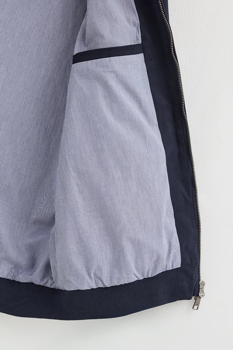 Chaqueta Harrington Bowery azul marino con bordado Polo Club - Image 8
