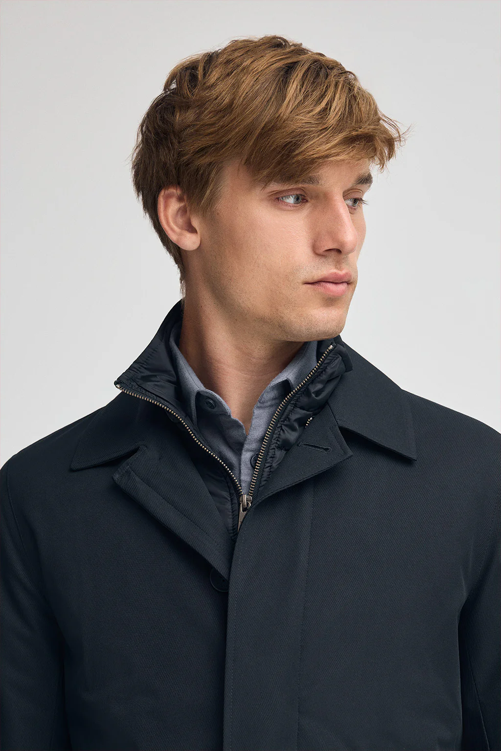 Chaqueta dos piezas Hunter azul marino con logo Polo Club - Image 3