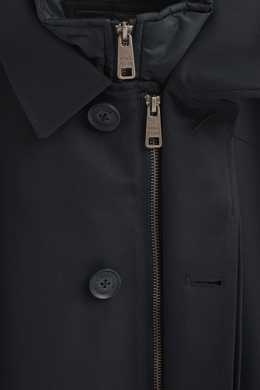 Chaqueta dos piezas Hunter azul marino con logo Polo Club - Image 9