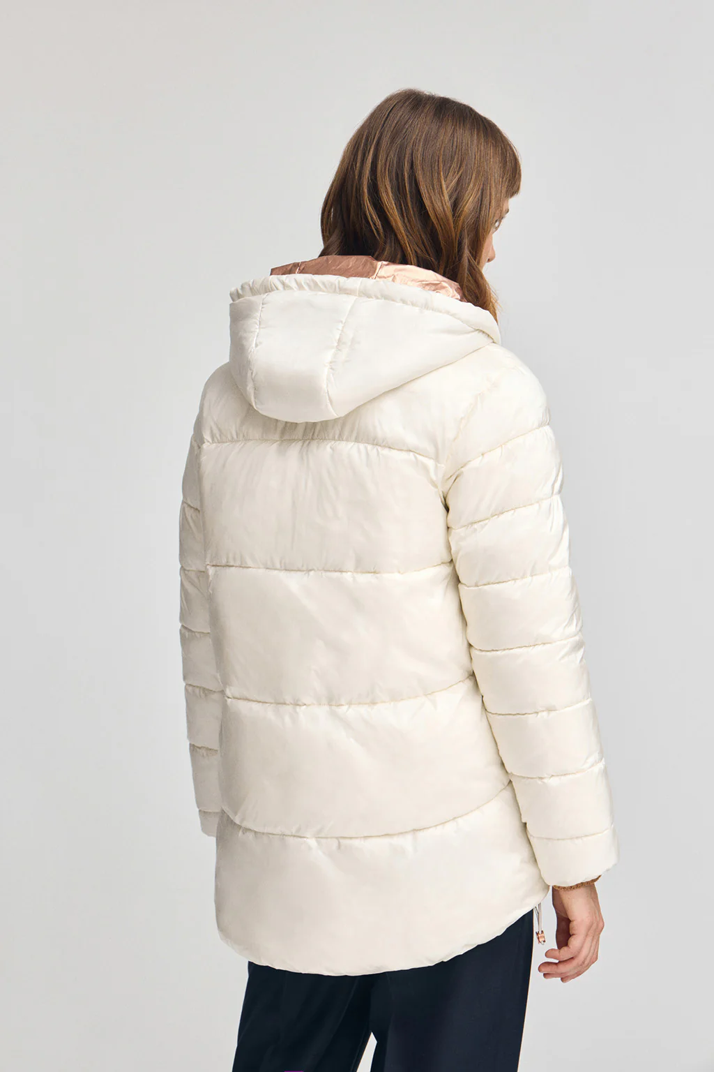 Chaqueta Ingrid color crudo con logo Polo Club - Image 6