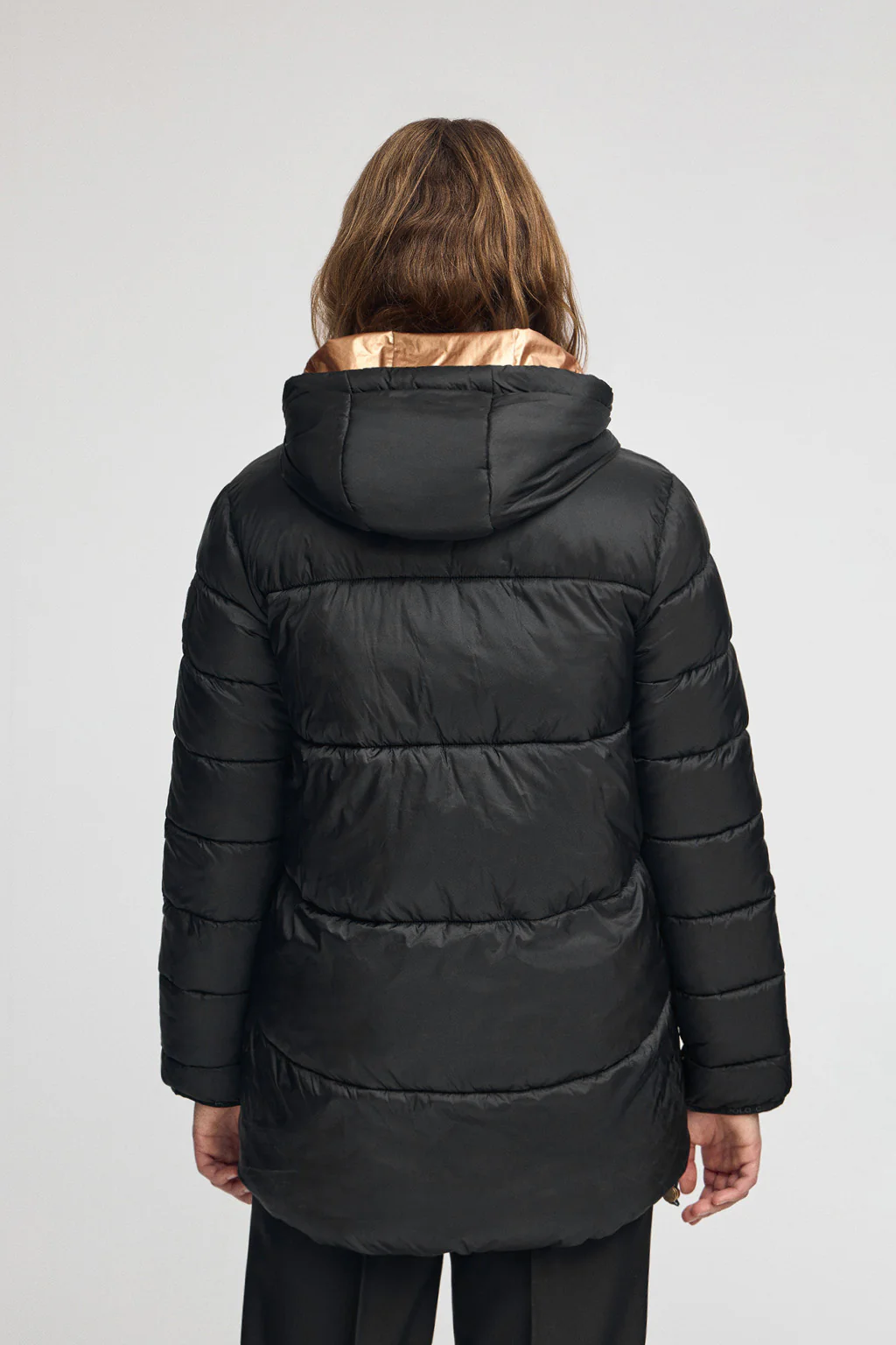 Chaqueta Ingrid negra con logo Polo Club - Image 5