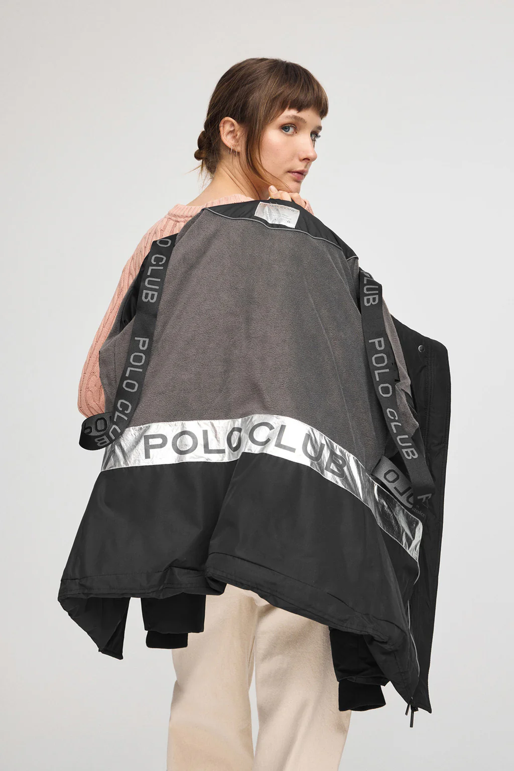 Chaqueta Iris negra con logo Polo Club - Image 4