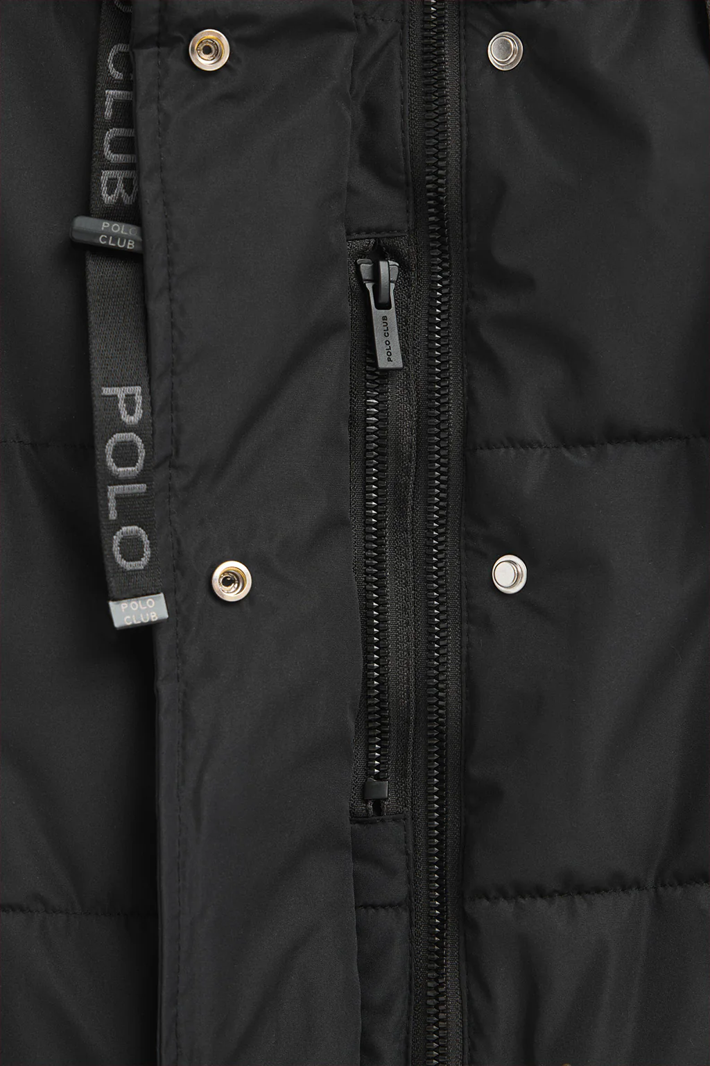 Chaqueta Iris negra con logo Polo Club - Image 9