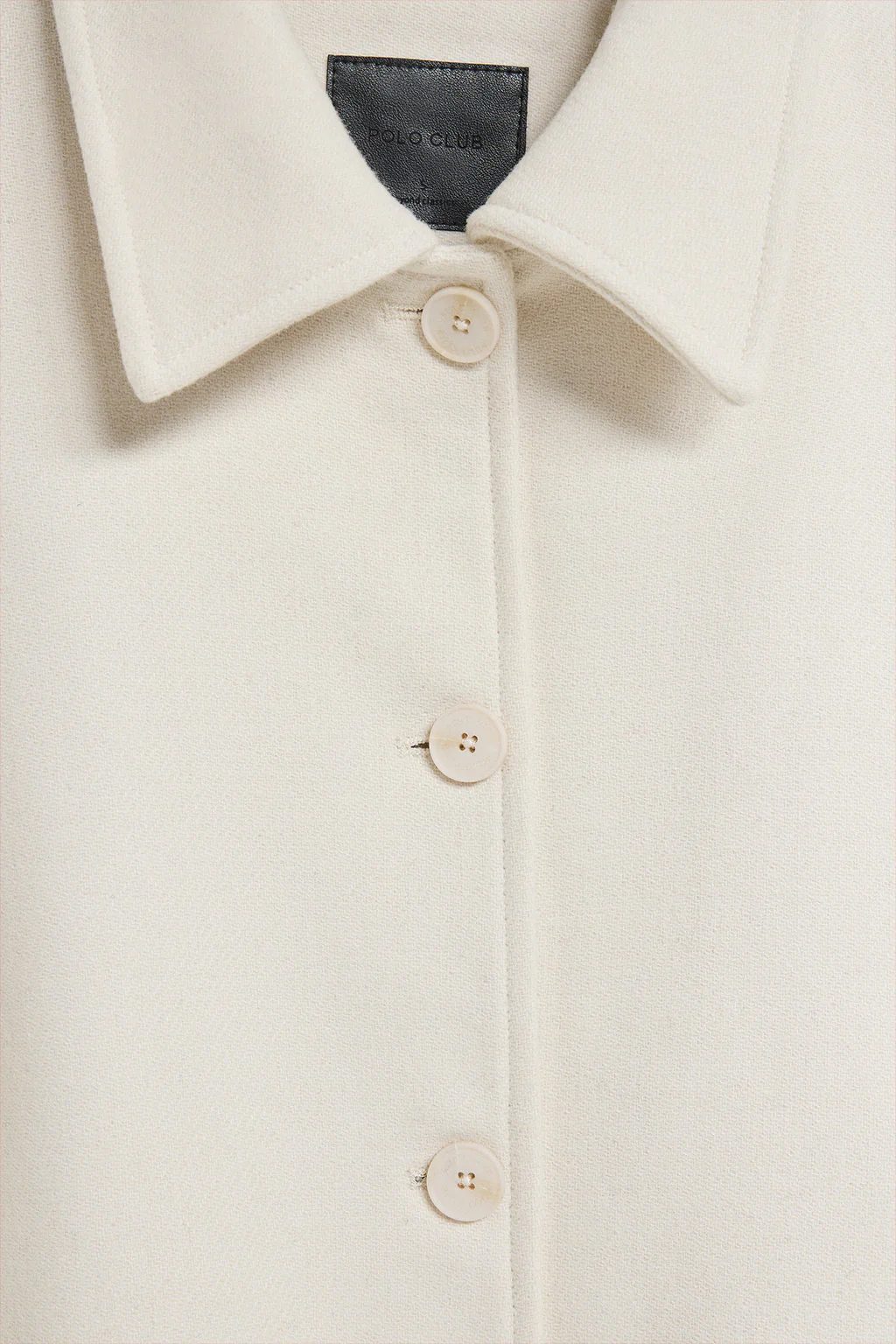 Abrigo corto Lita beige abotonado y detalles Polo Club - Image 9