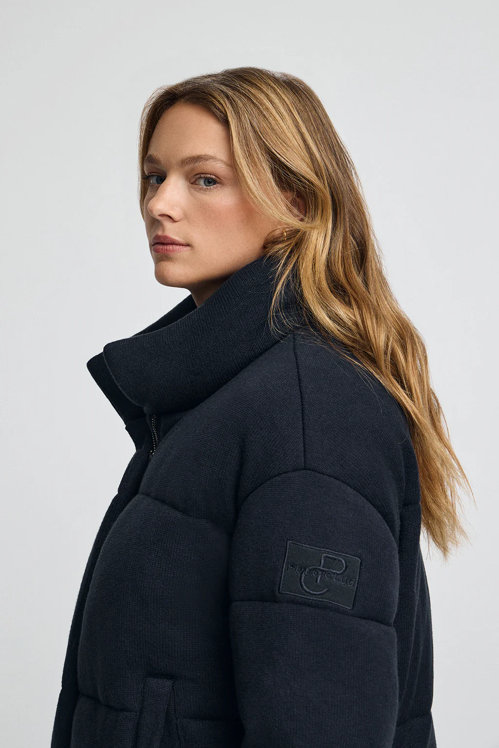 Chaqueta Lizzie azul marino con logo Polo Club - Image 3