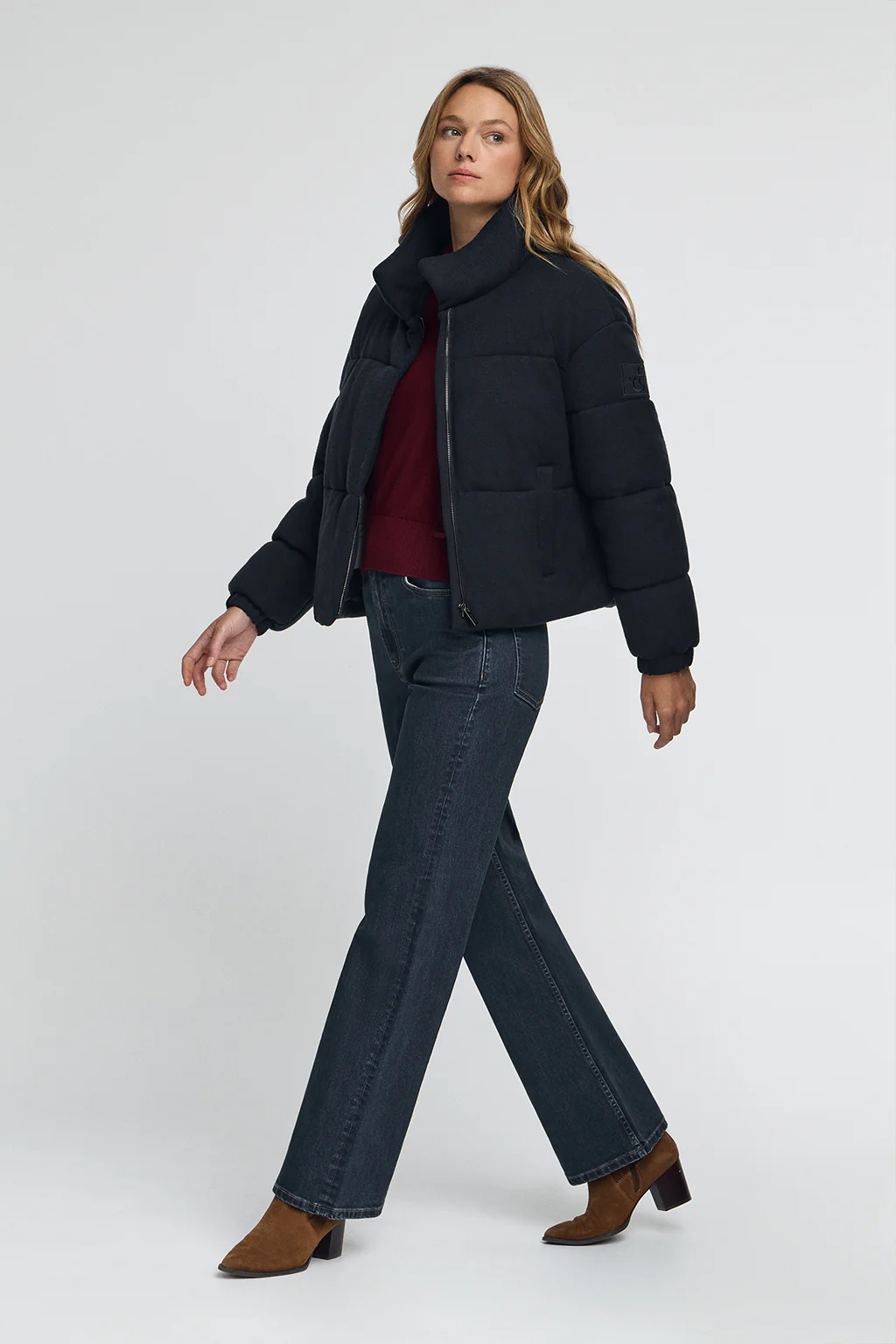 Chaqueta Lizzie azul marino con logo Polo Club - Image 4