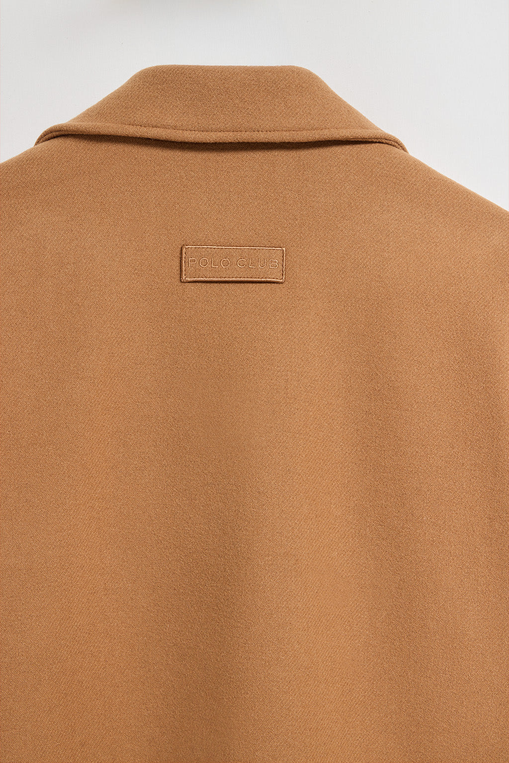 Abrigo corto Lona color camel cruzado abotonado y detalles Polo Club - Image 11