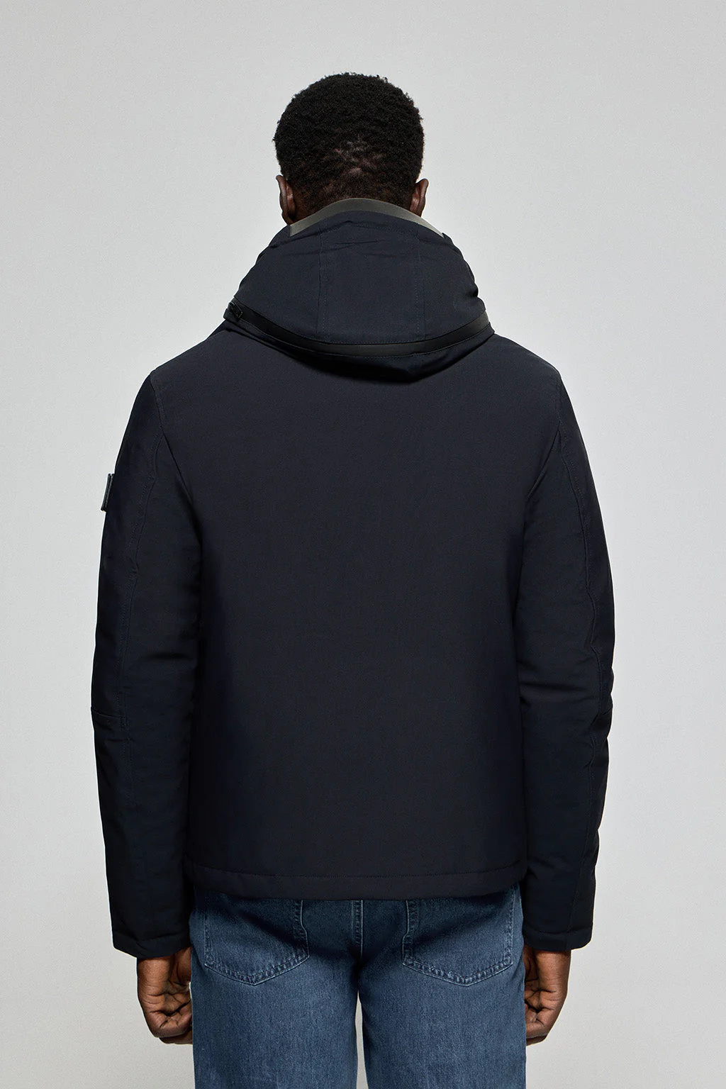 Chaqueta Mackey Jacket azul marino de capucha fija y detalles Polo Club - Image 9